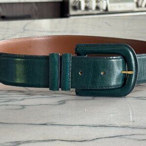 Vintage Ellen Tracy Buffalo Calf Belt - Large